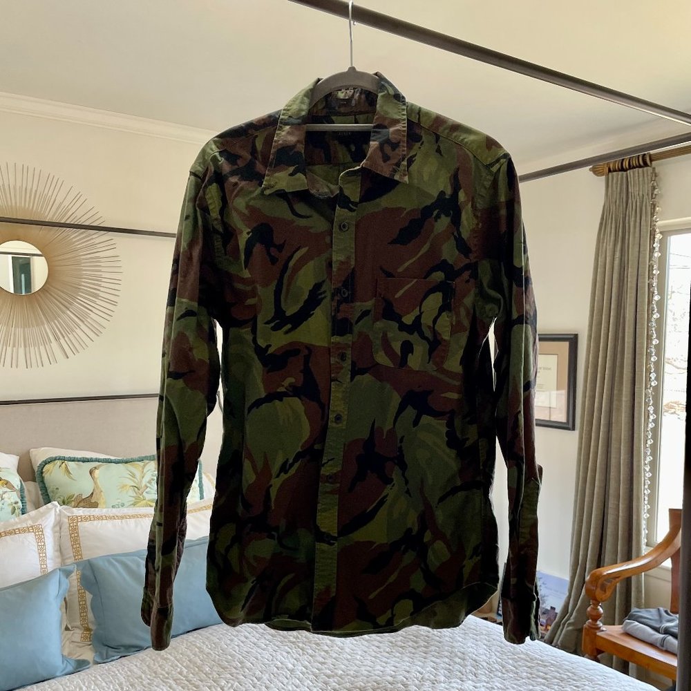 J. Crew Camo Button Down